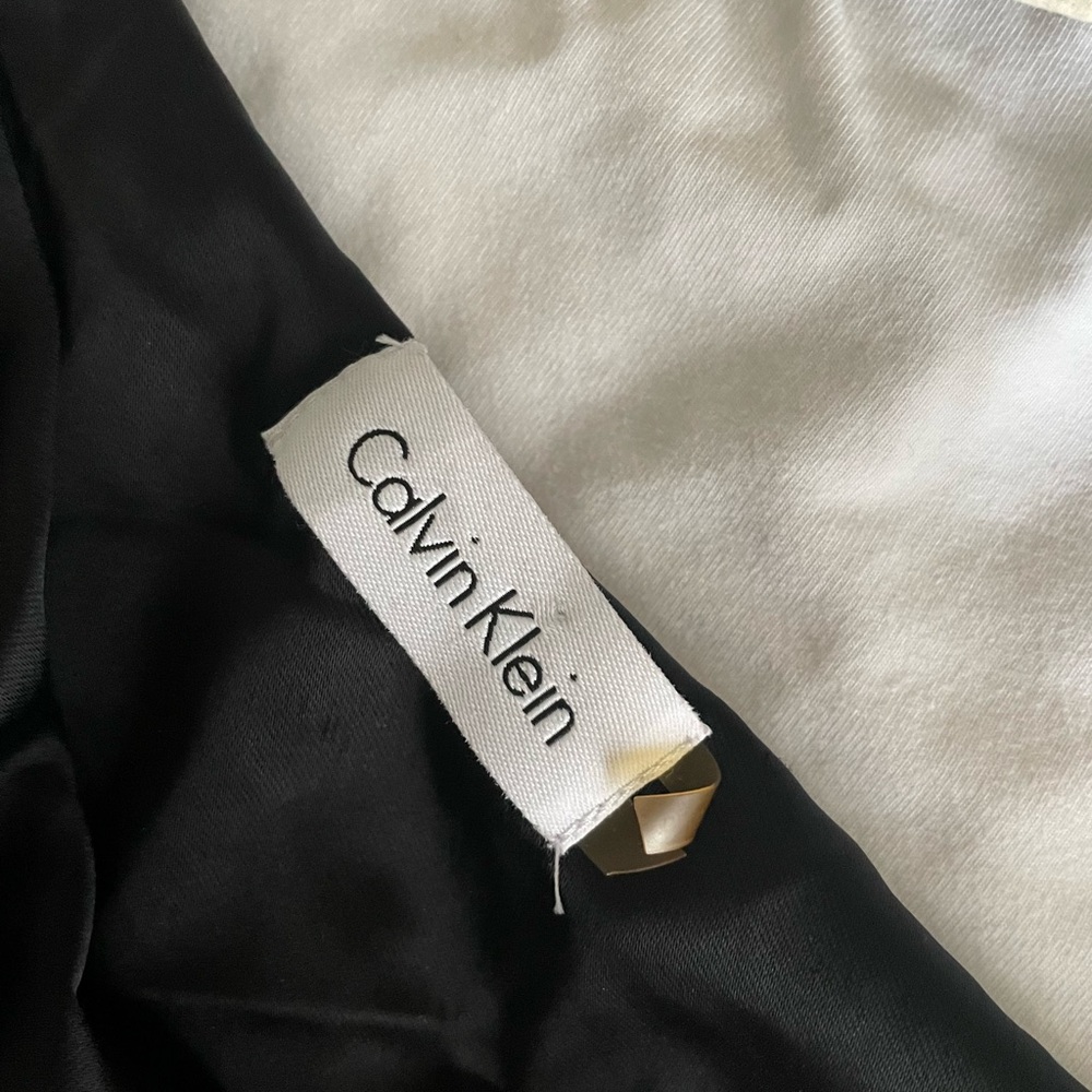 Black One Shoulder Midi Calvin Klein Dress